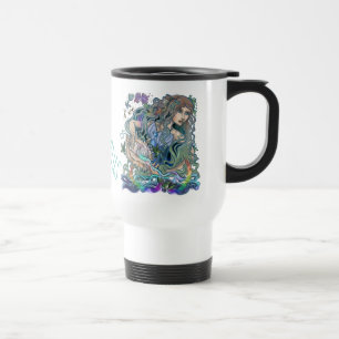 Aquarius Zodiac Travel Mug