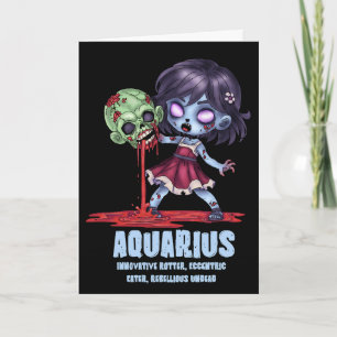 Aquarius Zombie Card