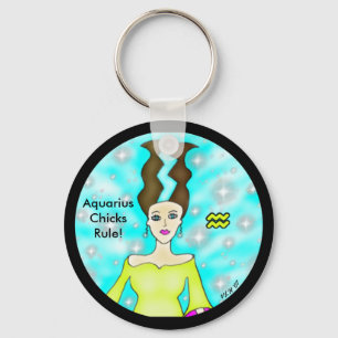 AquariusChicksRule! Keychain