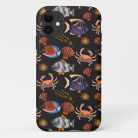 Aquatic animals pattern | ocean underwater life 11