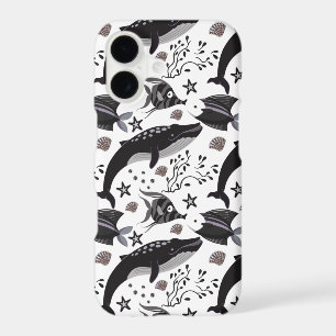Aquatic animals pattern   ocean underwater life 16