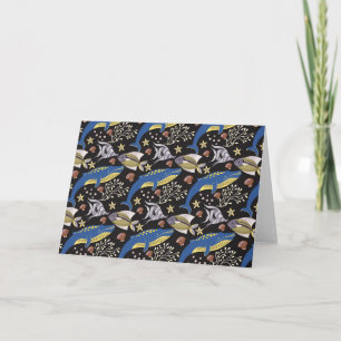 Aquatic animals pattern ocean underwater life 17 card