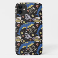 Aquatic animals pattern | ocean underwater life 17