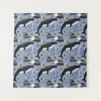 Aquatic animals pattern | ocean underwater life 19