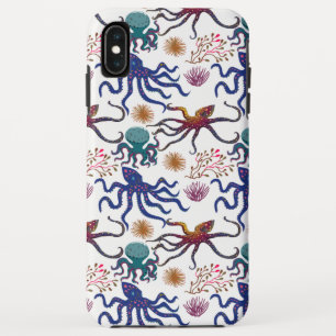 Aquatic animals pattern   ocean underwater life 27 iPhone XS max case