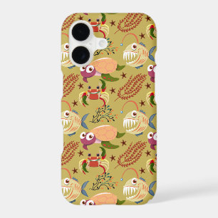 Aquatic animals pattern   ocean underwater life 31