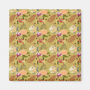 Aquatic animals pattern   ocean underwater life 31 magnet