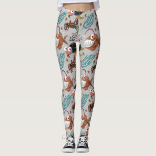 Aquatic animals pattern   ocean underwater life 37 leggings
