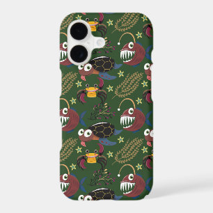Aquatic animals pattern   ocean underwater life 38