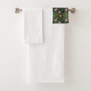 Aquatic animals pattern   ocean underwater life 38 bath towel set