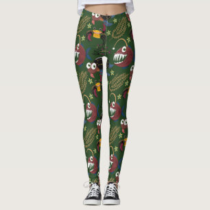 Aquatic animals pattern   ocean underwater life 38 leggings