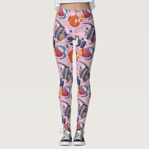 Aquatic animals pattern   ocean underwater life 39 leggings