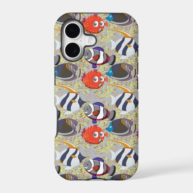 Aquatic animals pattern | ocean underwater life 40 (Back)