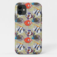 Aquatic animals pattern | ocean underwater life 40