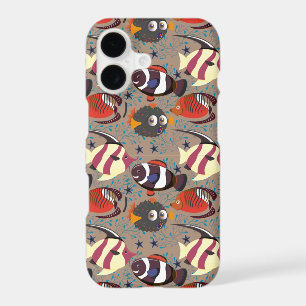 Aquatic animals pattern ocean underwater life 41