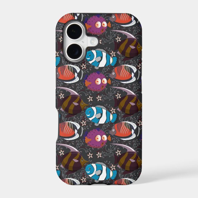Aquatic animals pattern | ocean underwater life 43 (Back)