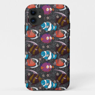 Aquatic animals pattern ocean underwater life 43 iPhone 11 case