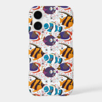Aquatic animals pattern | ocean underwater life 44
