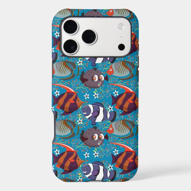 Aquatic animals pattern | ocean underwater life 45 (Back)