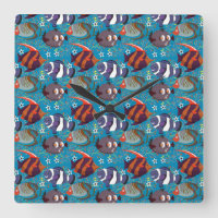 Aquatic animals pattern | ocean underwater life 45