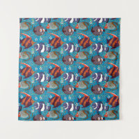 Aquatic animals pattern | ocean underwater life 45