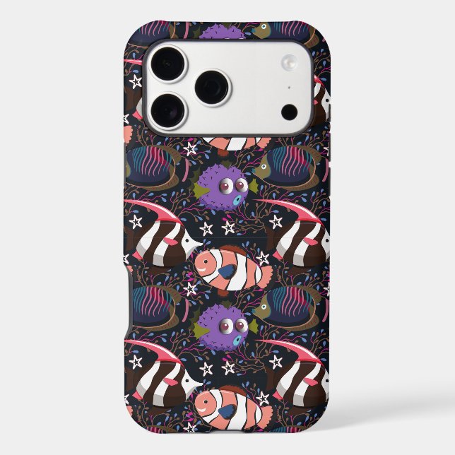 Aquatic animals pattern | ocean underwater life 47 (Back)