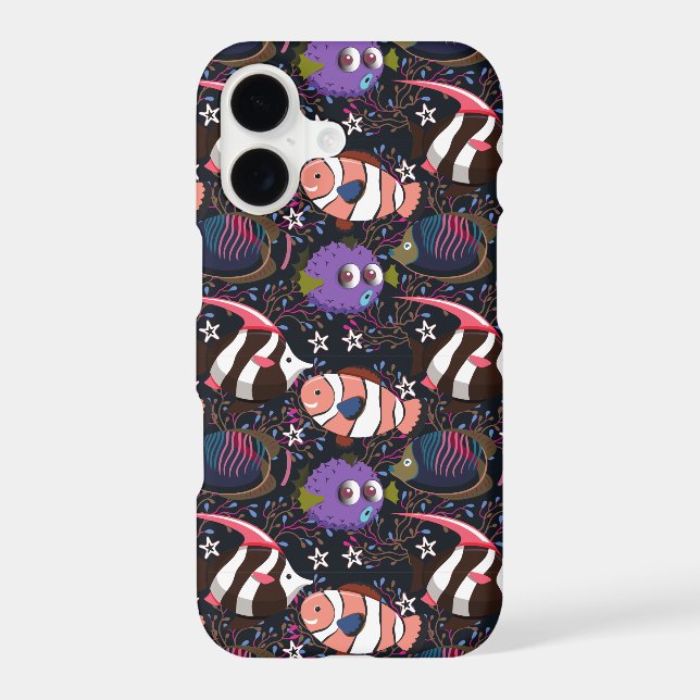 Aquatic animals pattern | ocean underwater life 47 (Back)