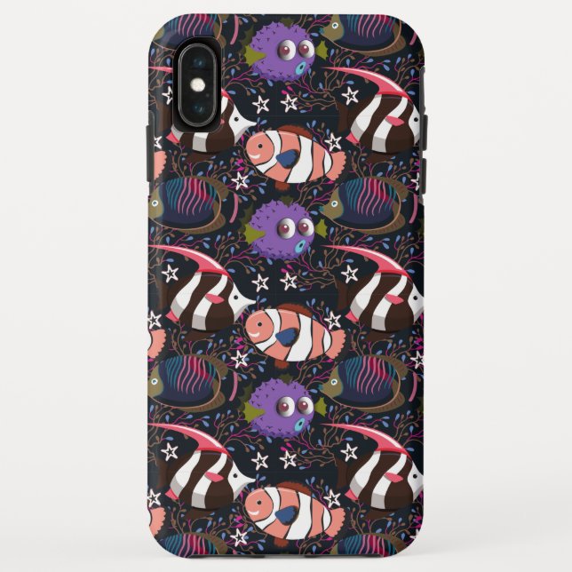 Aquatic animals pattern | ocean underwater life 47 Case-Mate iPhone case (Back)