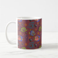Aquatic animals pattern | ocean underwater life 9