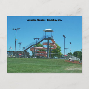 Aquatic Centre, Sedalia, Mo. Postcard