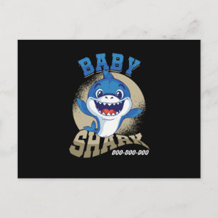Aquatic Creature Marine Fish Funny Gift Baby Shark Postcard