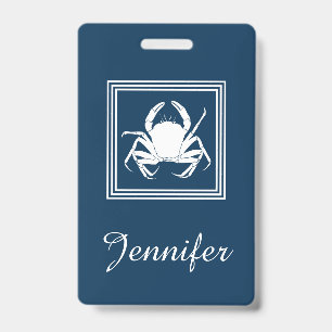 Aquatic design badge