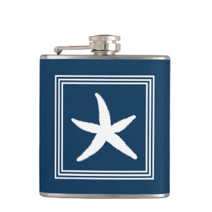 Aquatic design hip flask