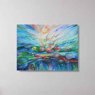 Aquatic Dream on canvas Print