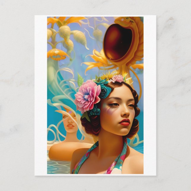 Aquatic Lives and Lovers Postcard (Front)