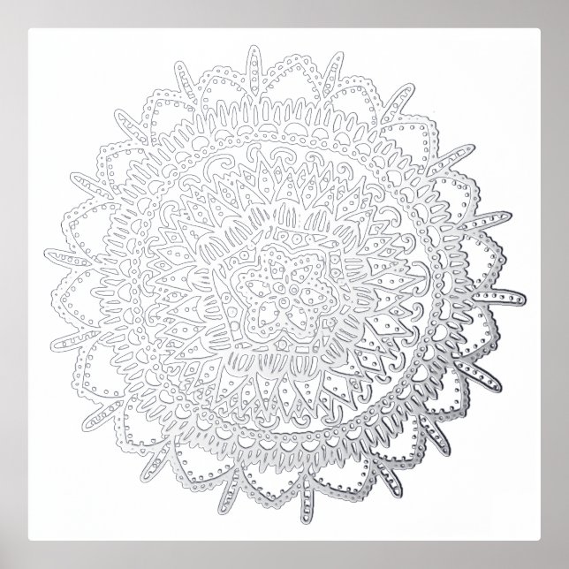 Aquatic Mandala Foil Prints (Front)