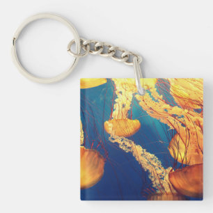 Aquatic Nautical Photos Marine Animal Photography Keychain