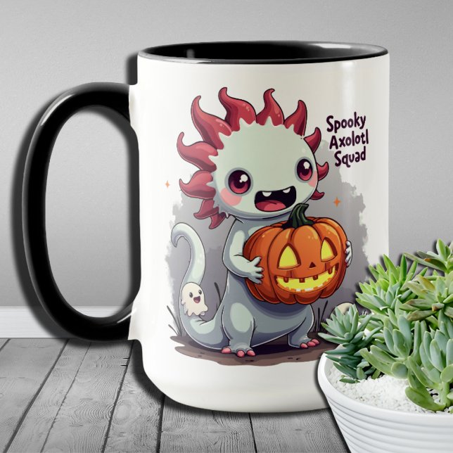 Aquatic Oddities Spooky Axolotl  Squad Mug (Creator Uploaded)