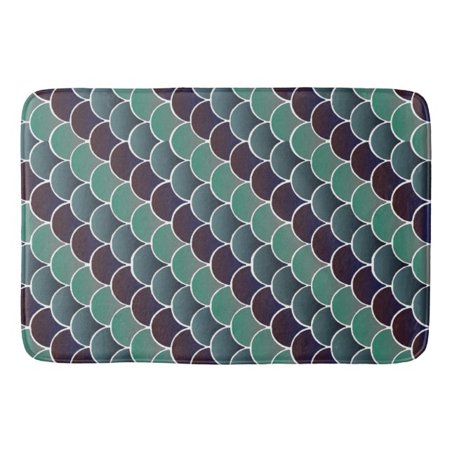 Aquatic Scales Bath Mat (Front)