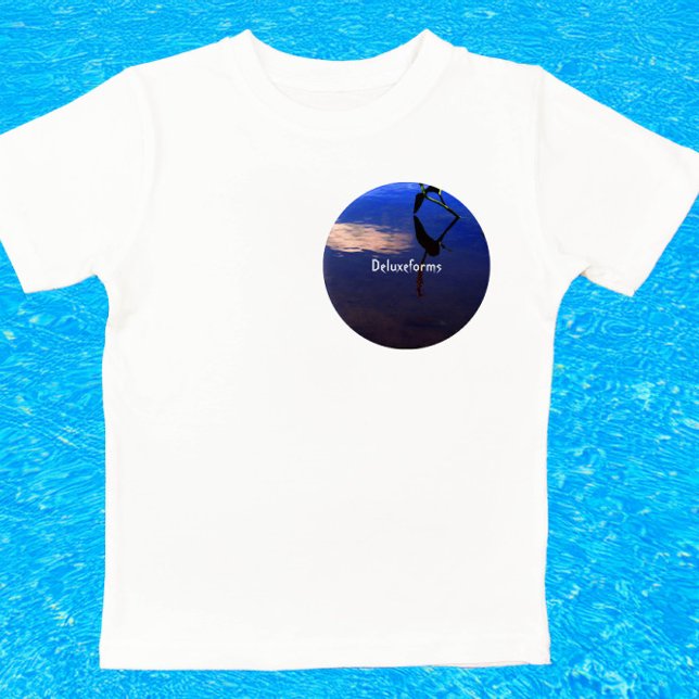 Aquatic Silhouette Cloud 3 Inch Round Button (Creator Uploaded)