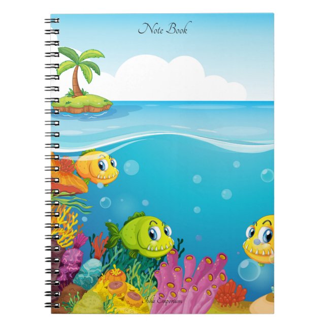 Aquatic-Themed Notebook (Front)