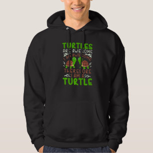 Aquatic Tortoise Sea Turtle Ocean Marine Biologist Hoodie