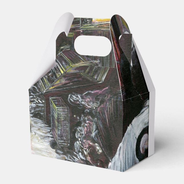 Aquatic, Yet Kissed with Desert Wind Favor Box (Front Side)