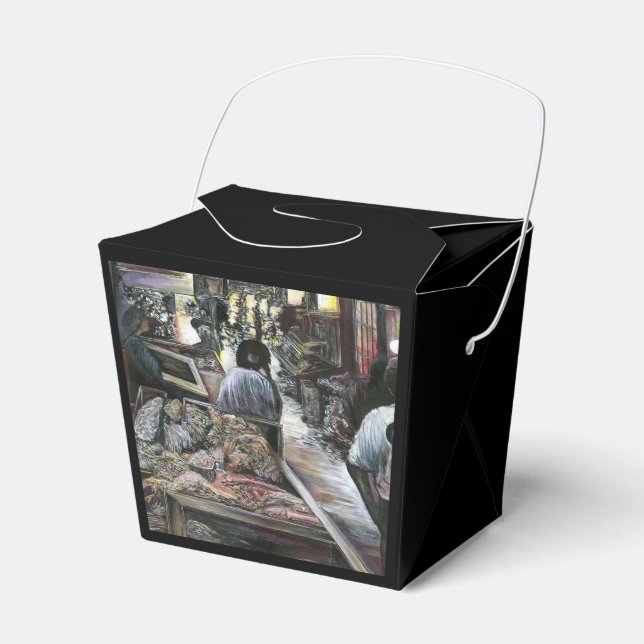 Aquatic, yet kissed with Desert Wind, Jerusalem Favor Box (Front Side)