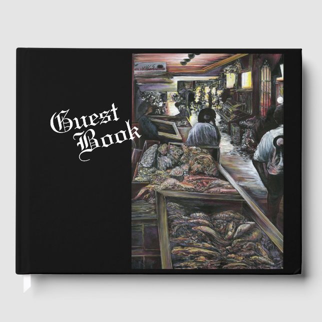 Aquatic, Yet Kissed with Desert Wind, Jerusalem Guest Book (Front)