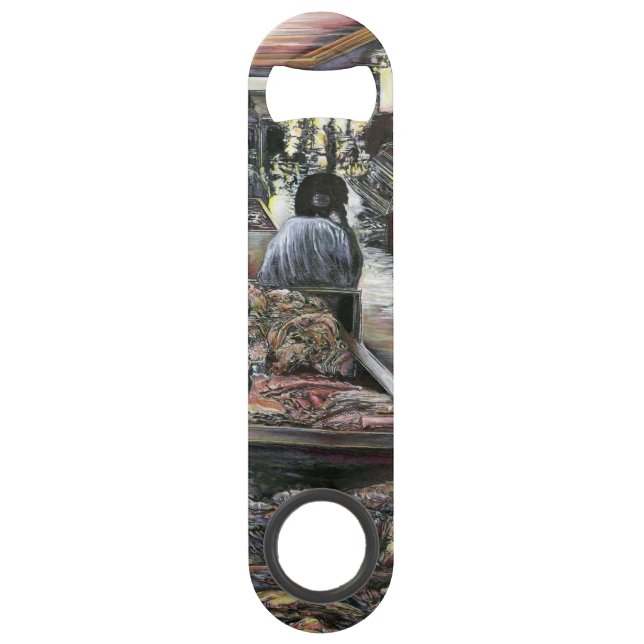 Aquatic, yet kissed with Desert Wind, Jerusalem Speed Bottle Opener (Front)