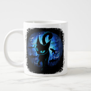 Aquaticat - Surreal Cat in Deep Ocean Fantasy Large Coffee Mug