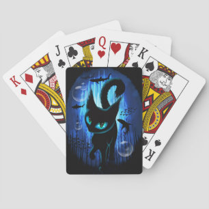 Aquaticat - Surreal Cat in Deep Ocean Fantasy Playing Cards