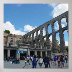 Aqueduct, Segovia, Spain Poster