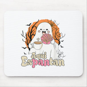 Aqui Espantan Pantasmas Ghost Conchas Halloween Me Mouse Pad